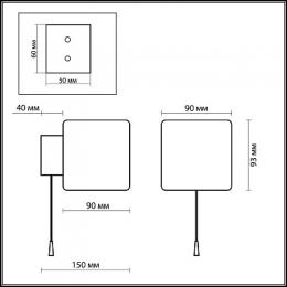 Бра Odeon Light Faro 2183/1W  - 3 купить